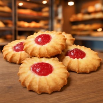 Песочное печенье Солнышко с малиной 2 кг